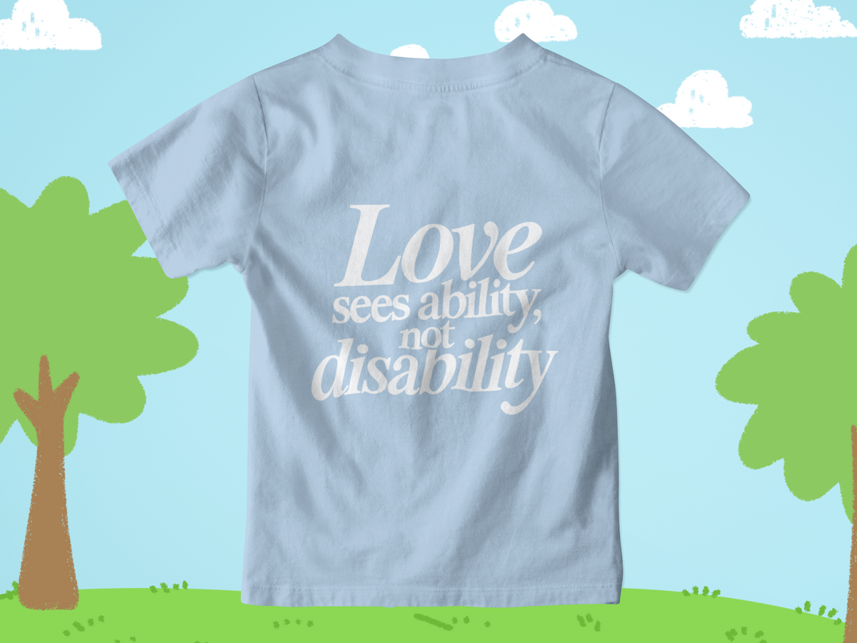Love sees ability, not disability Youth T-Shirt
