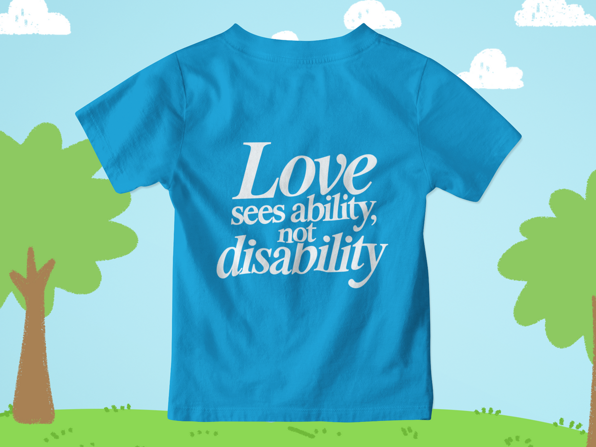 Love sees ability, not disability Youth T-Shirt