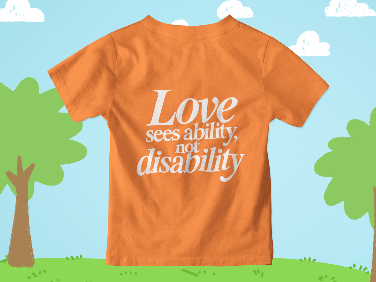 Love sees ability, not disability Youth T-Shirt