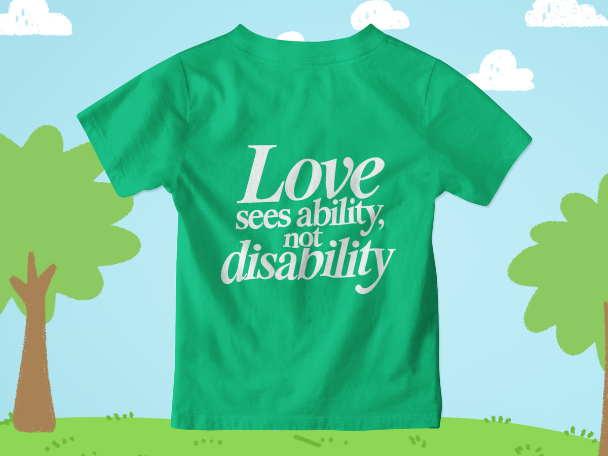 Love sees ability, not disability Youth T-Shirt