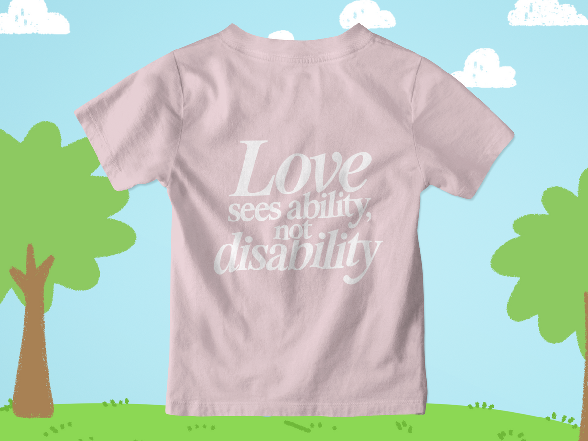 Love sees ability, not disability Youth T-Shirt