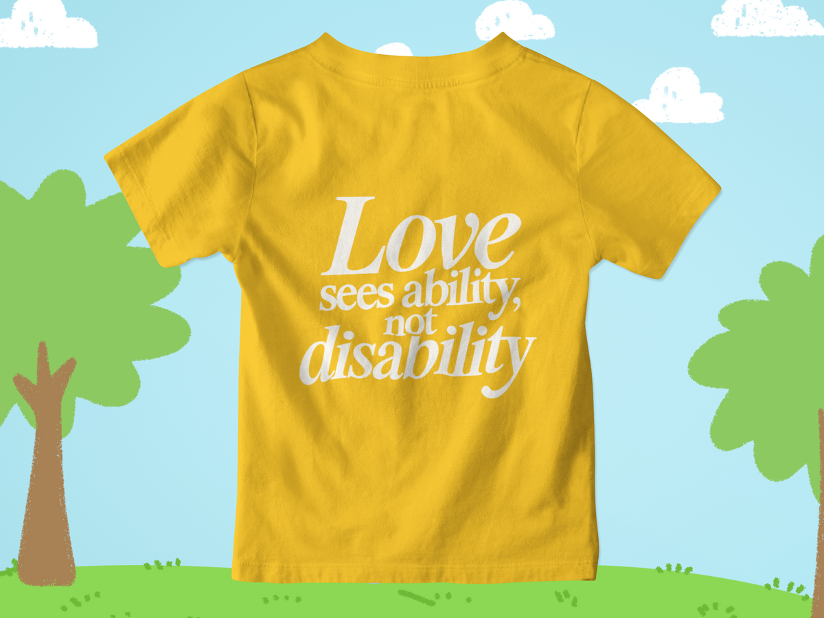 Love sees ability, not disability Youth T-Shirt