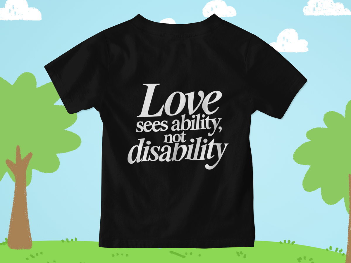 Love sees ability, not disability Youth T-Shirt