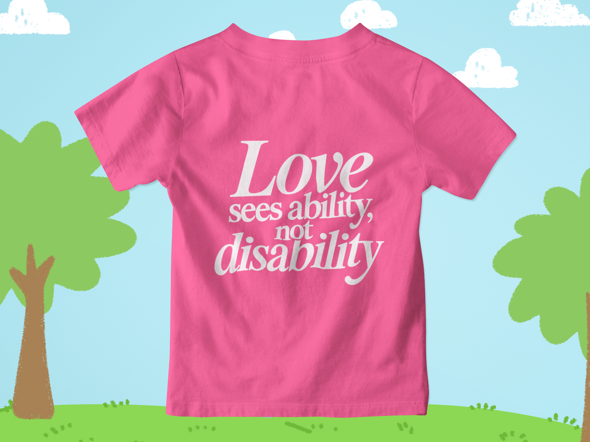 Love sees ability, not disability Youth T-Shirt