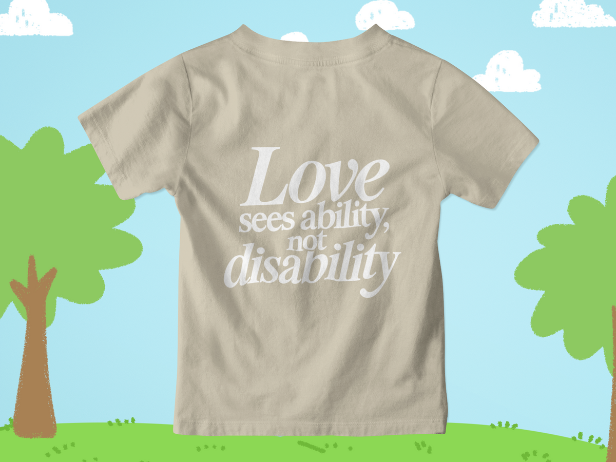 Love sees ability, not disability Youth T-Shirt
